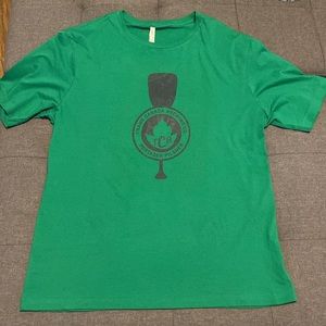 Trans Canada Brewing Company T-Shirt Size Mens Large Green Short Sleeve Winnipeg